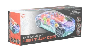 8" Light Up Transparent Car