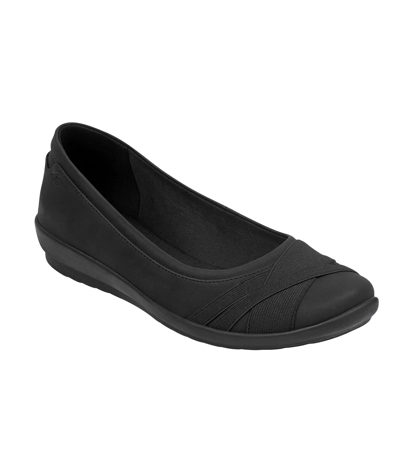 Acasia Slip-On Flats Black