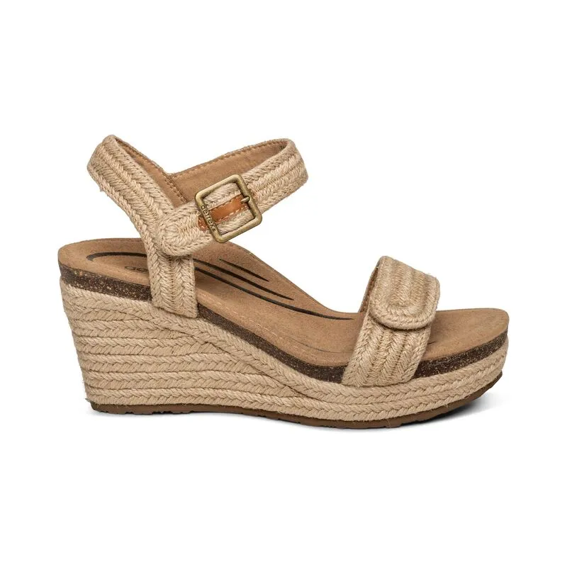 Aetrex Sydney Espadrille Wedge