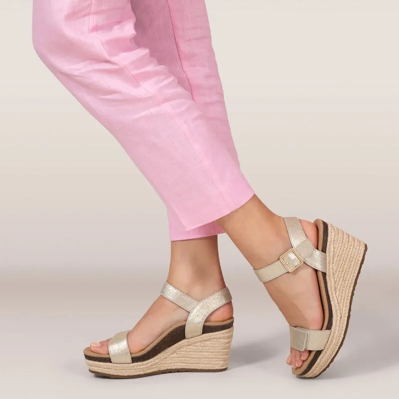 Aetrex Sydney Espadrille Wedge