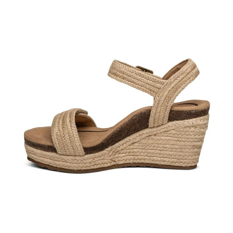 Aetrex Sydney Espadrille Wedge