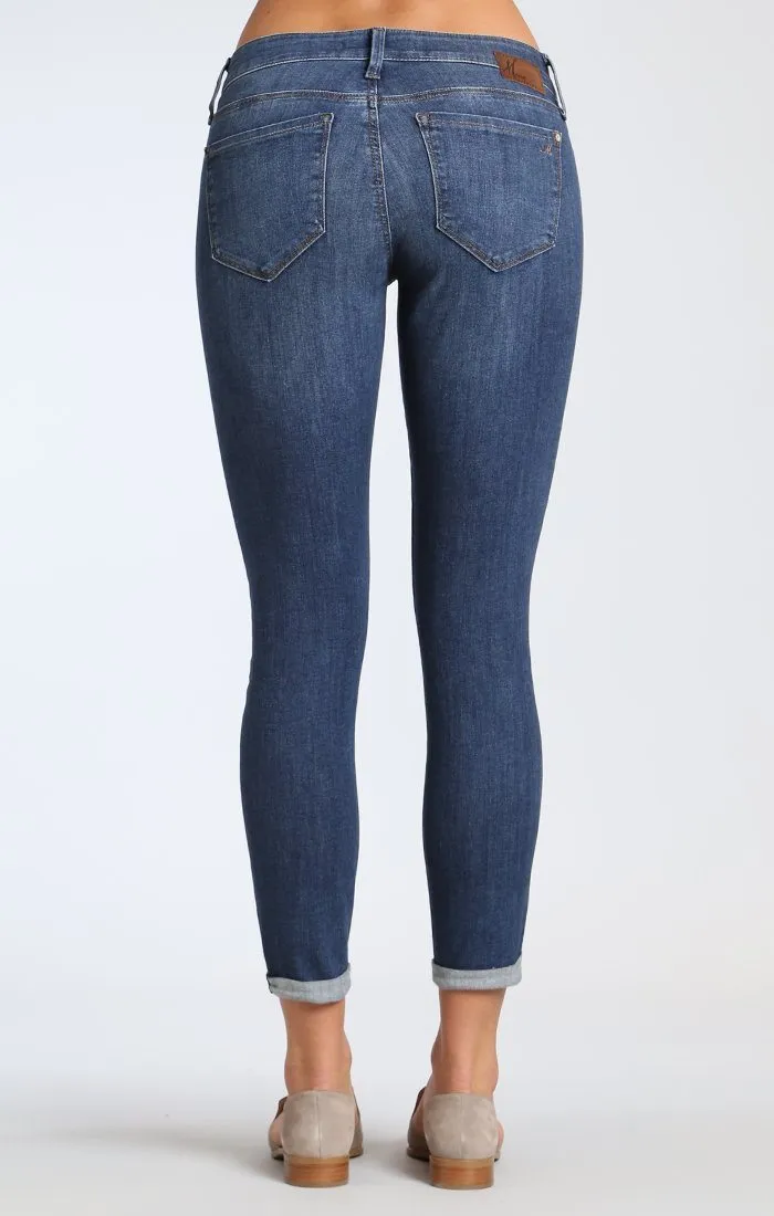 ALEXA ANKLE SKINNY IN DARK INDIGO TRIBECA