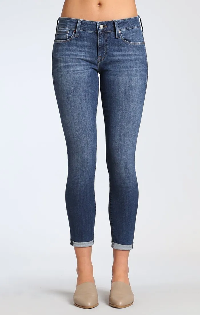 ALEXA ANKLE SKINNY IN DARK INDIGO TRIBECA