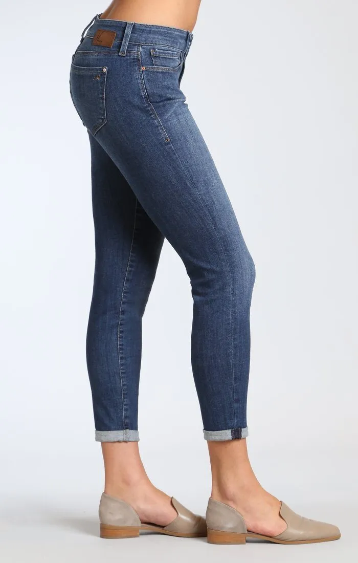 ALEXA ANKLE SKINNY IN DARK INDIGO TRIBECA