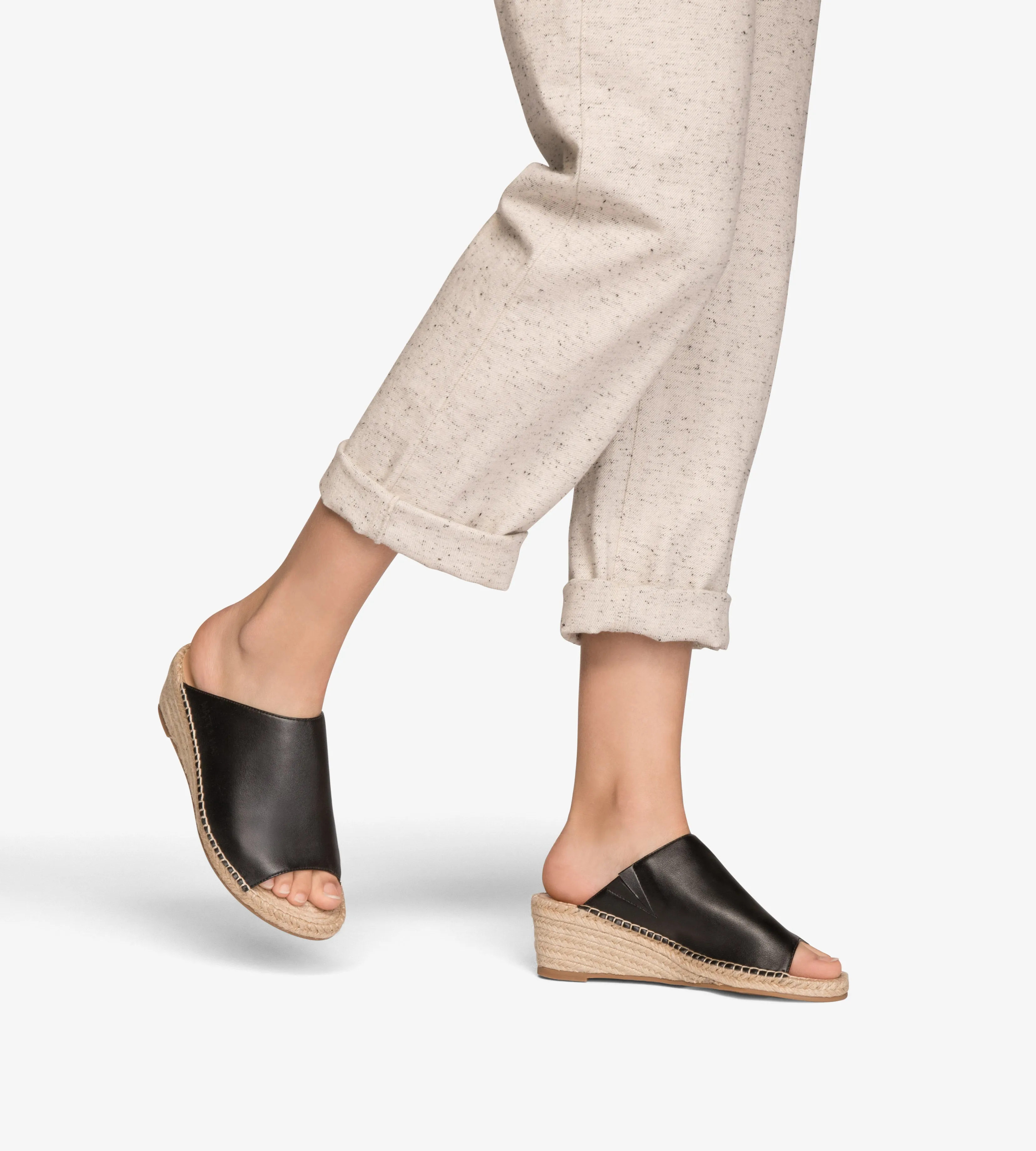 ALOE Vegan Low Heel Wedge Shoes