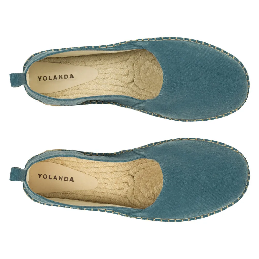 Alpargata Espadrille Masculina Yolanda Azul Índigo