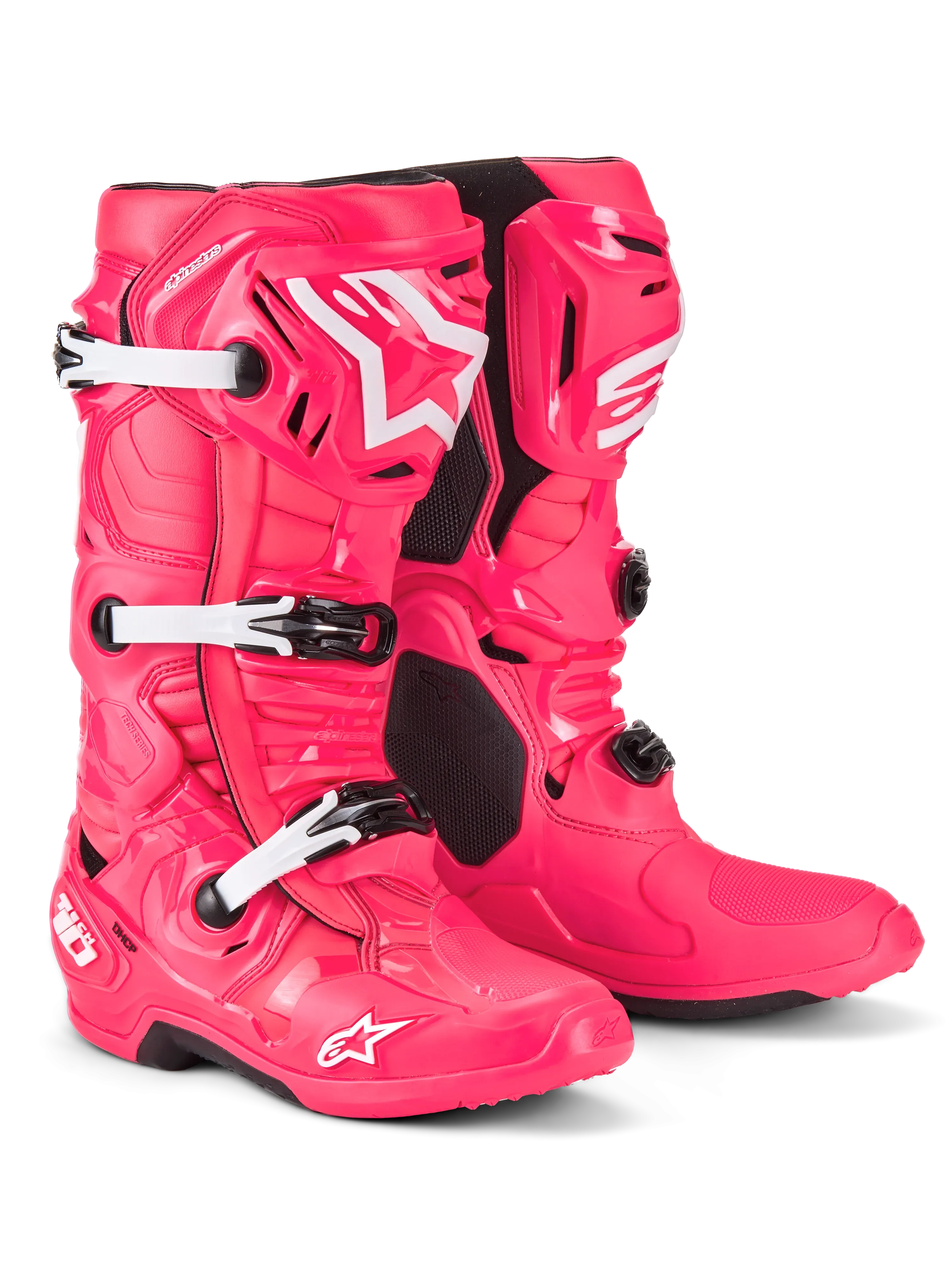 Alpinestars Tech 10 Boots - Diva Pink/White