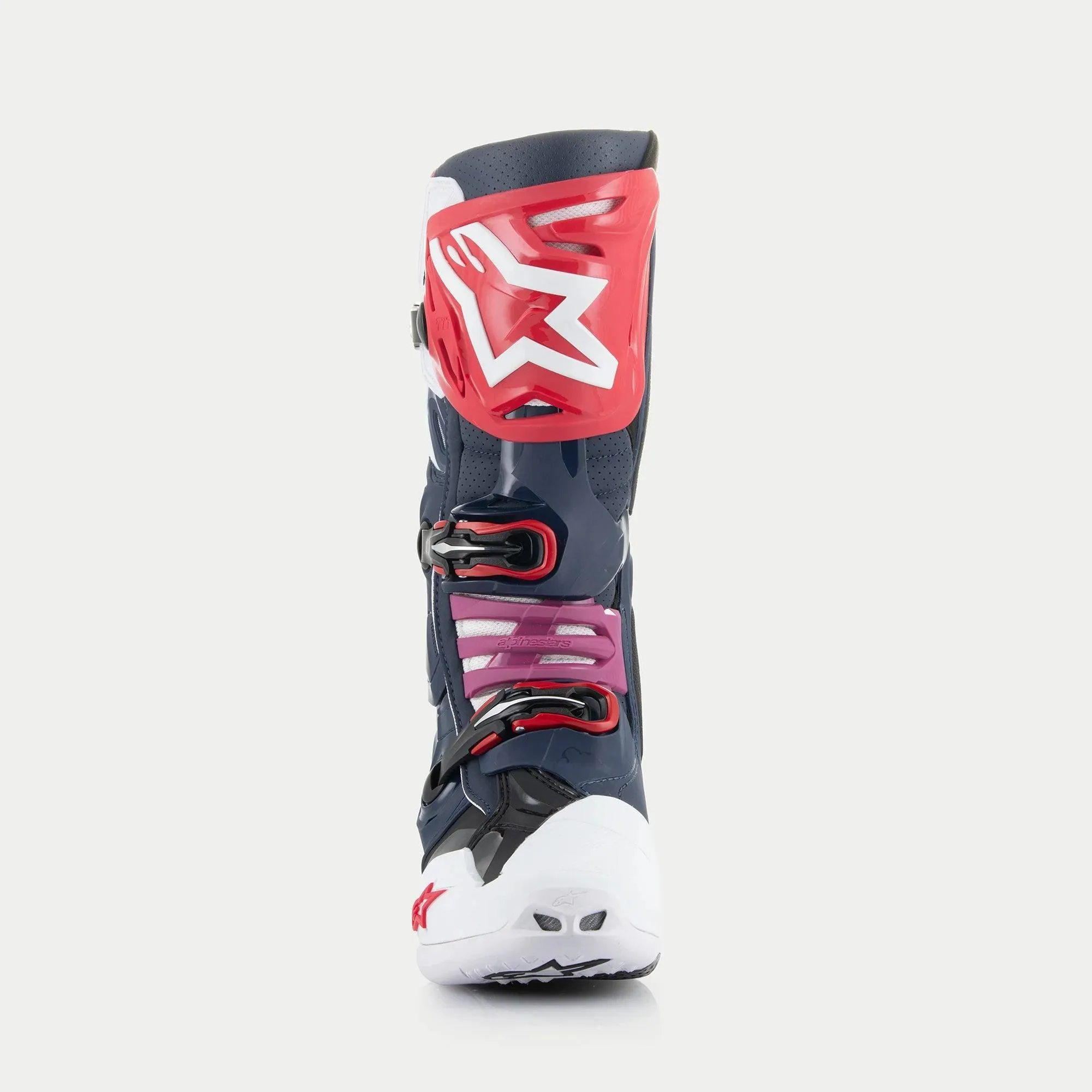 Alpinestars Tech 10 Supervented Boots - Night Navy/White/Rainbow