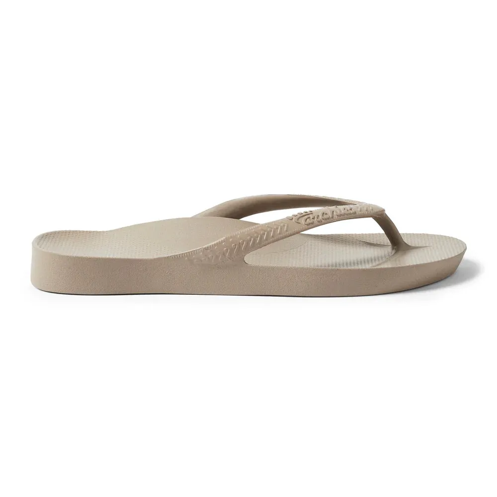 Archies Arch Support Flip Flop Sandal - Taupe