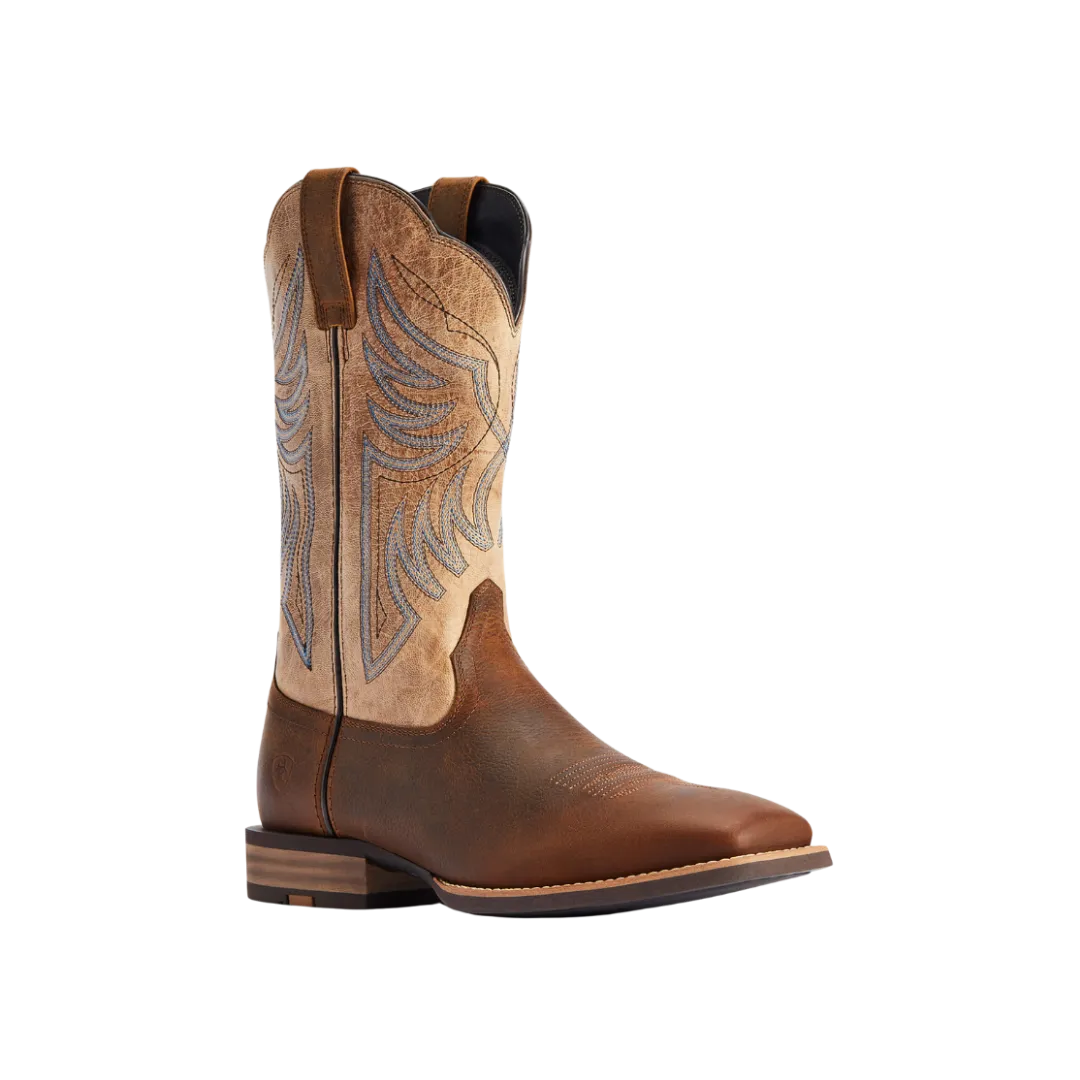 Ariat Men's Everlite Blazin Wheat Brown Square Toe Boots