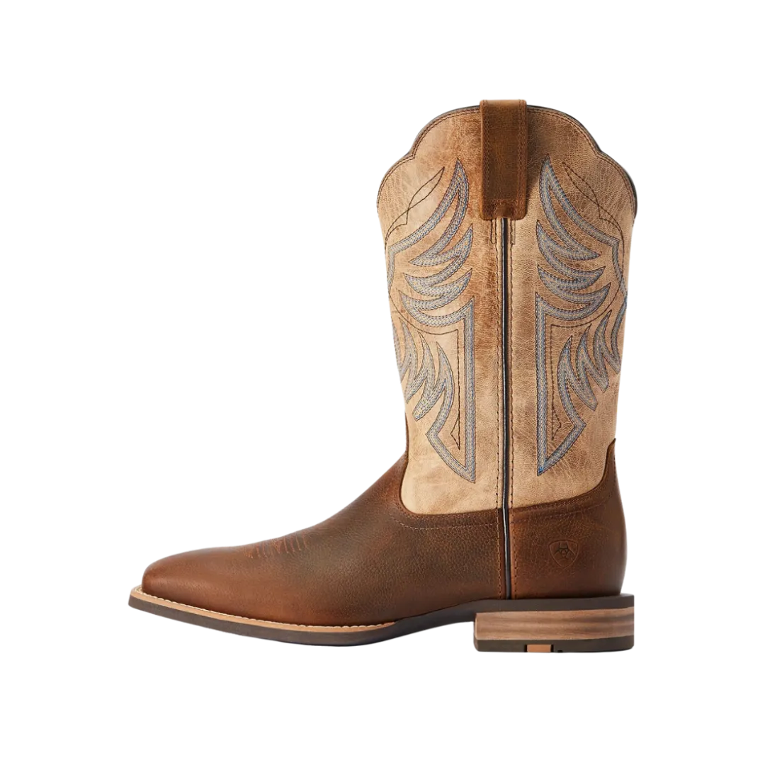 Ariat Men's Everlite Blazin Wheat Brown Square Toe Boots