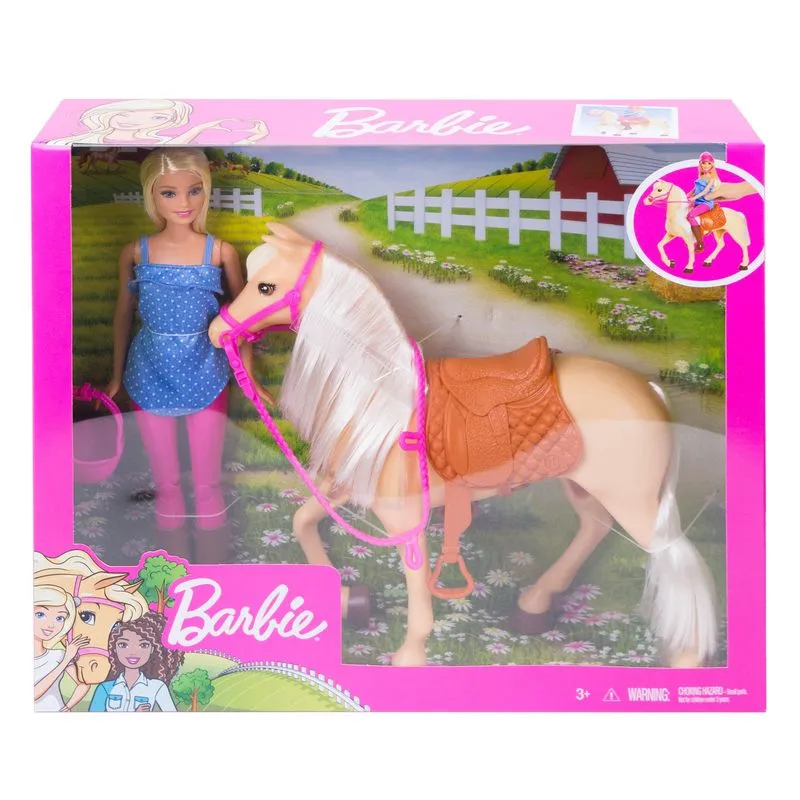 Barbie Basic Horse And Doll