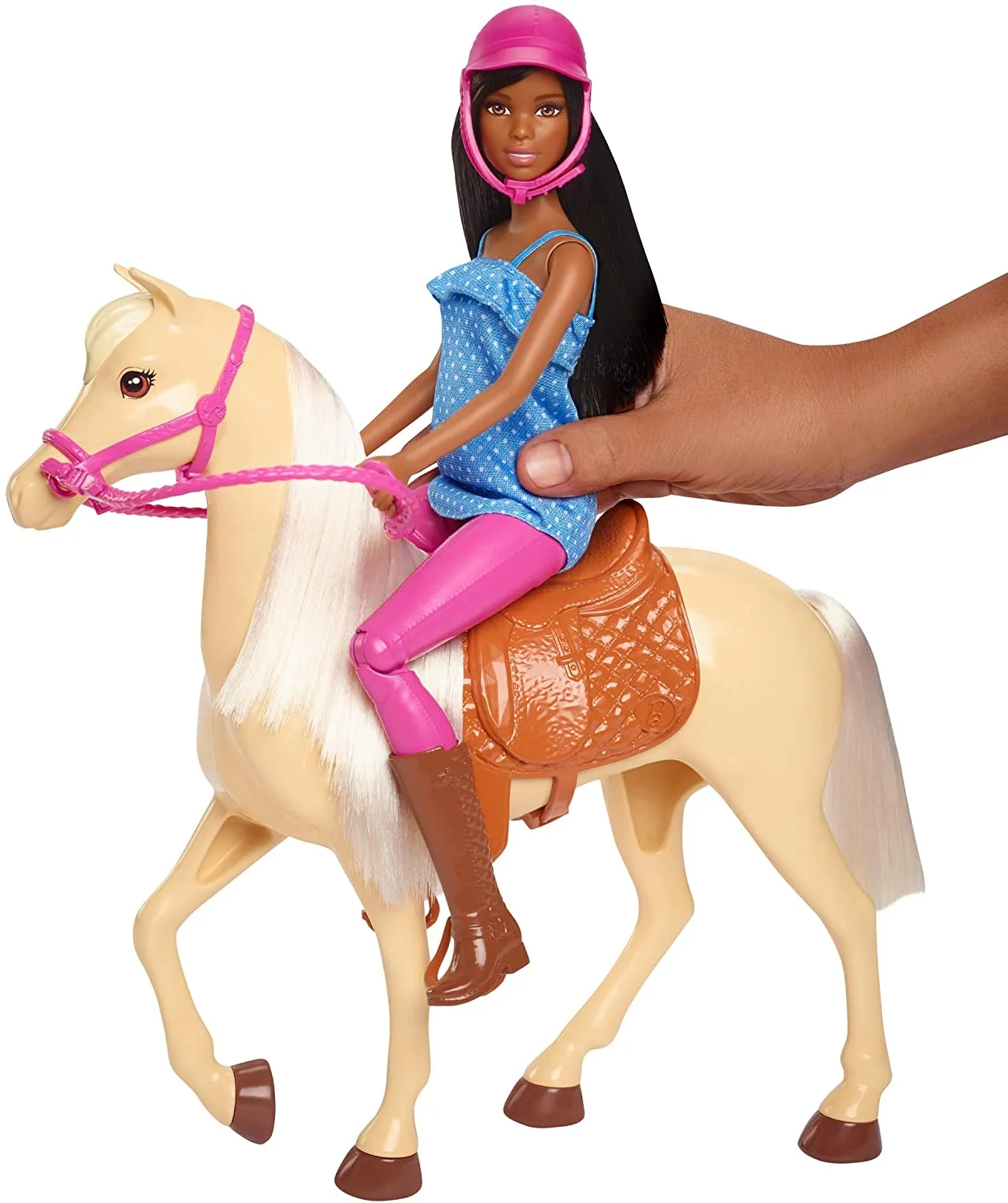 Barbie Doll Brunette and Horse