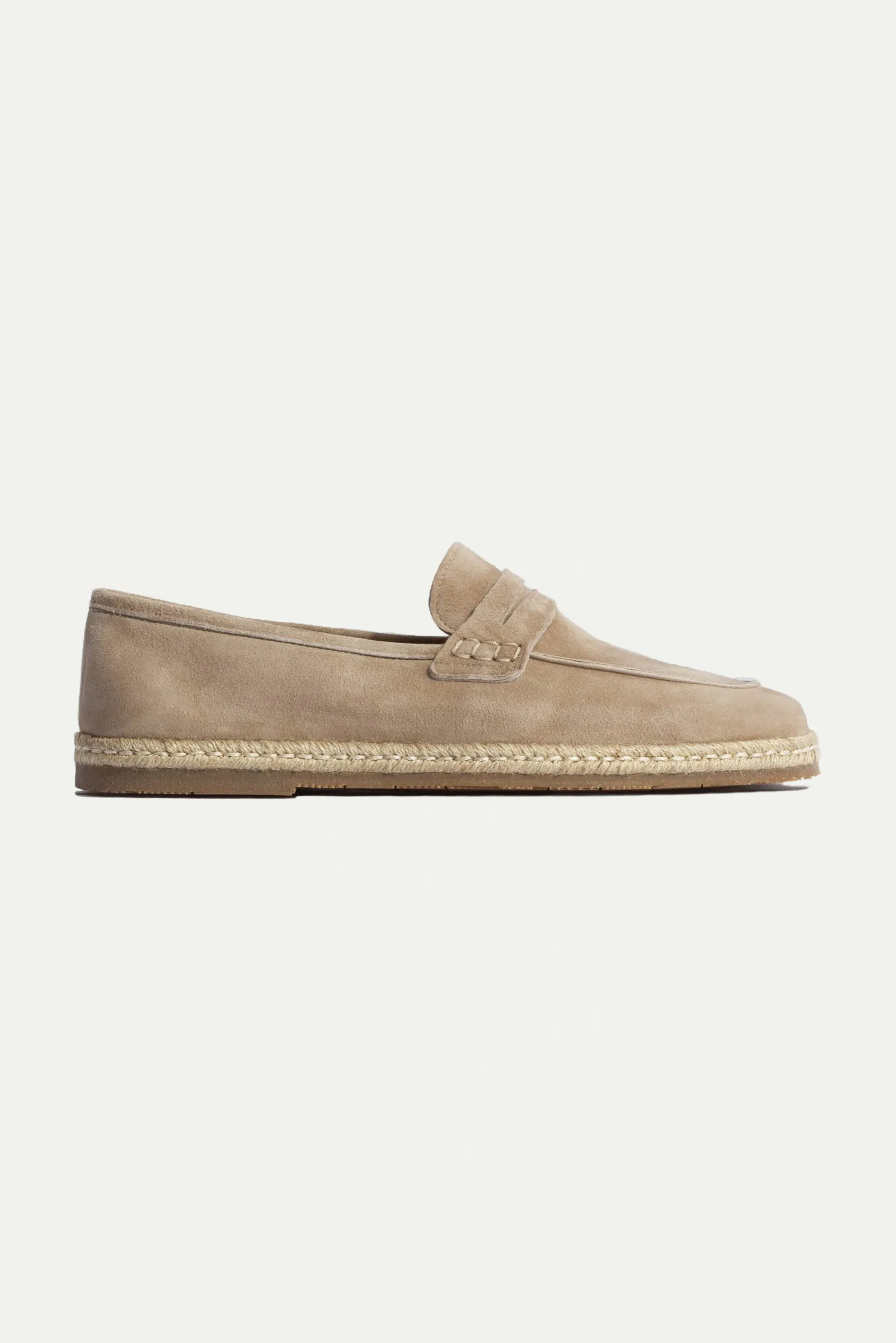 Beige suede espadrilles - Made In Italy