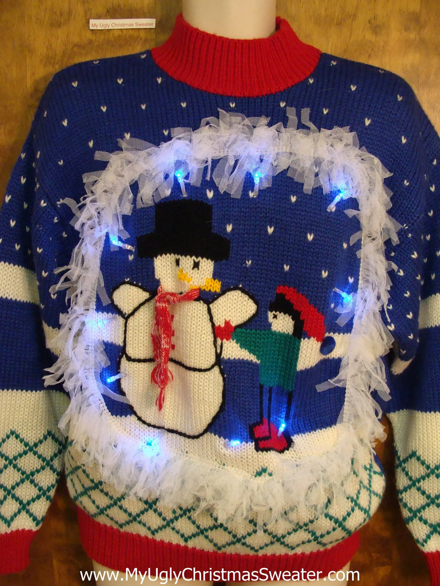 Best cute fluffy Light Up Ugly Xmas Sweater