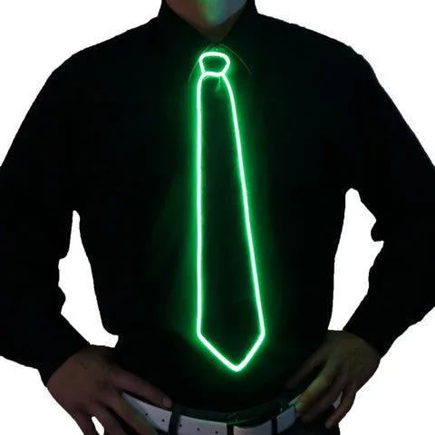 Black Light Up Tie