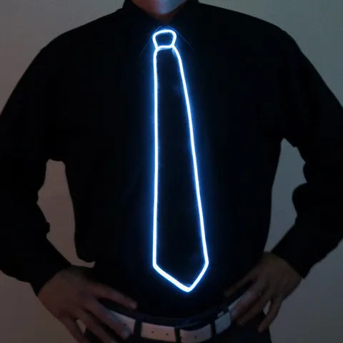 Black Light Up Tie