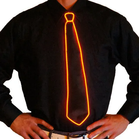 Black Light Up Tie