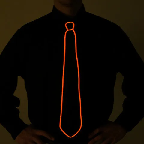 Black Light Up Tie