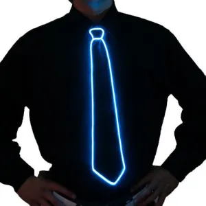 Black Light Up Tie