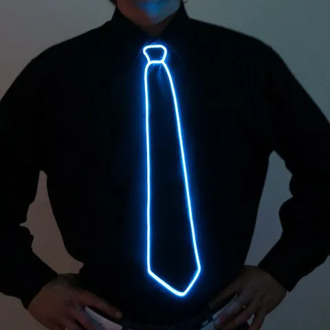 Black Light Up Tie