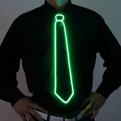 Black Light Up Tie