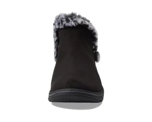 Breeze Faux Fur Clarks boots, black