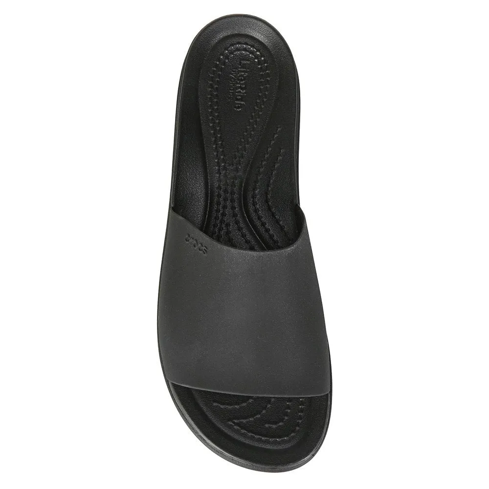 Brooklyn Crocs Women's Platform Slides, Black