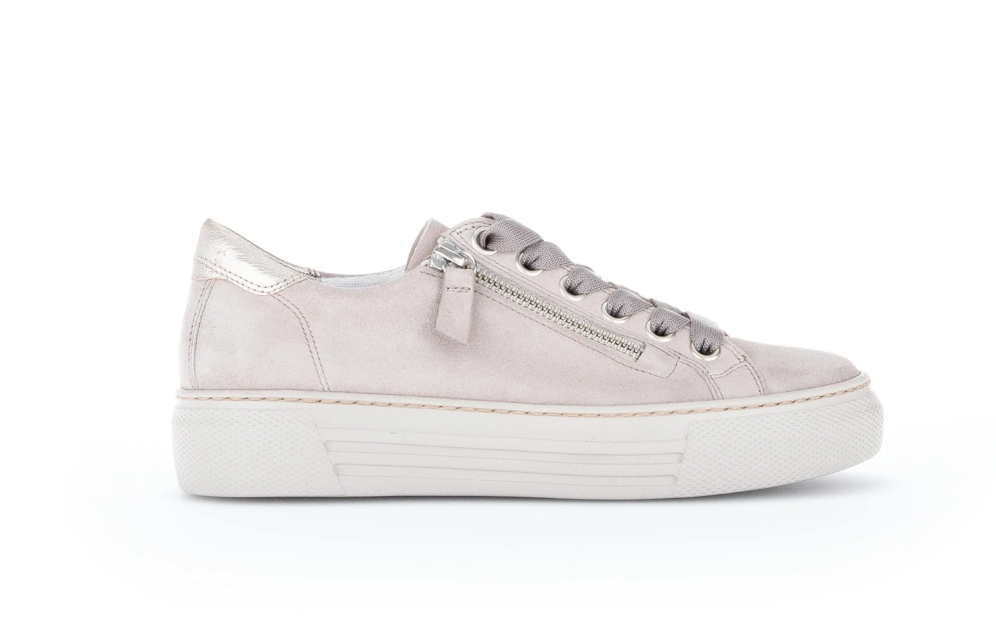 Campus Beige Lace Ups