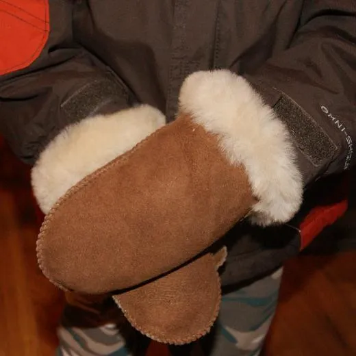 Children's Sheepskin Mittens