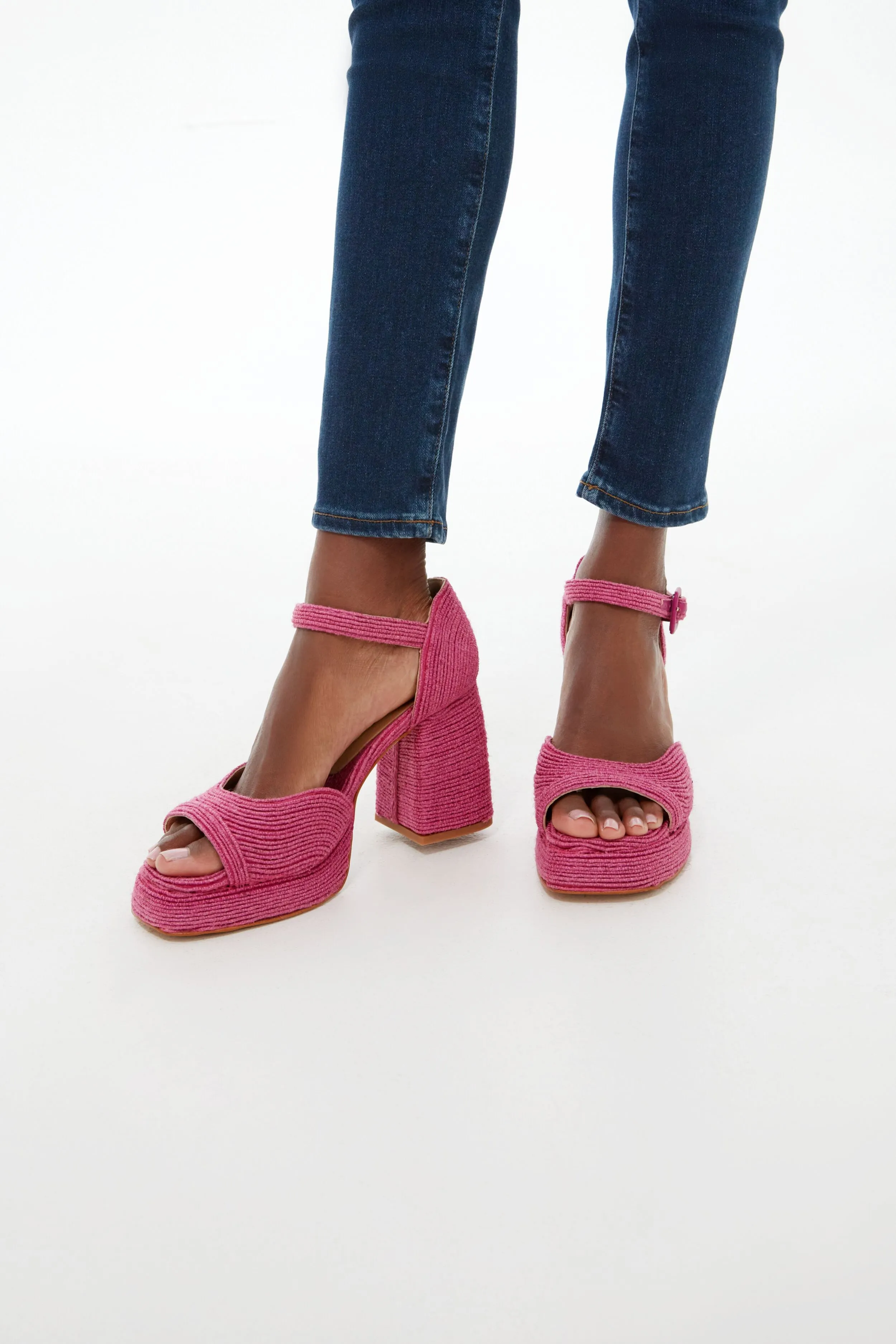 Cordon Fuchsia Vanesa Heeled Sandals