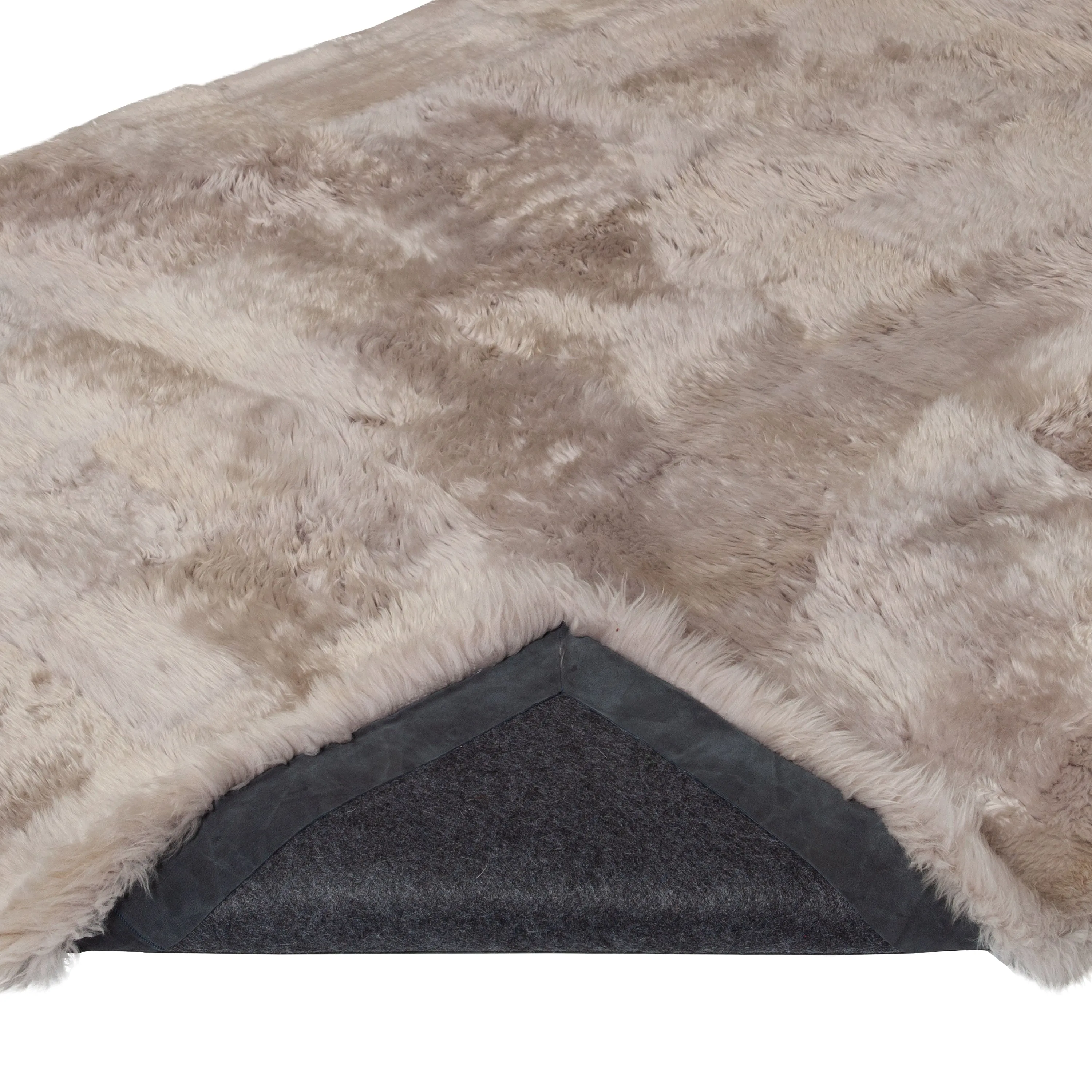 Cream Modern Sheepskin Rug - 6' x 9'