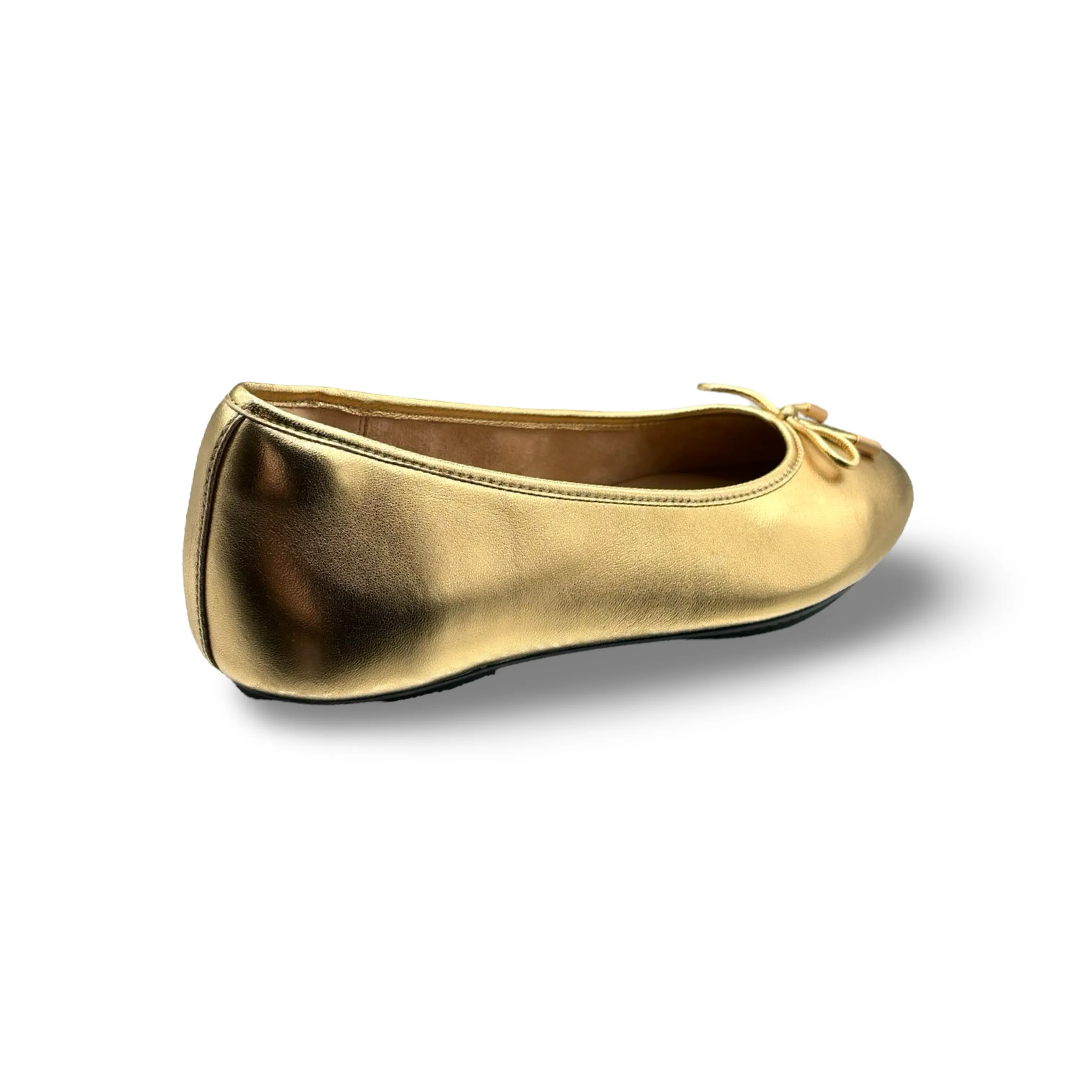 Delicato Old Gold Ballet Flat