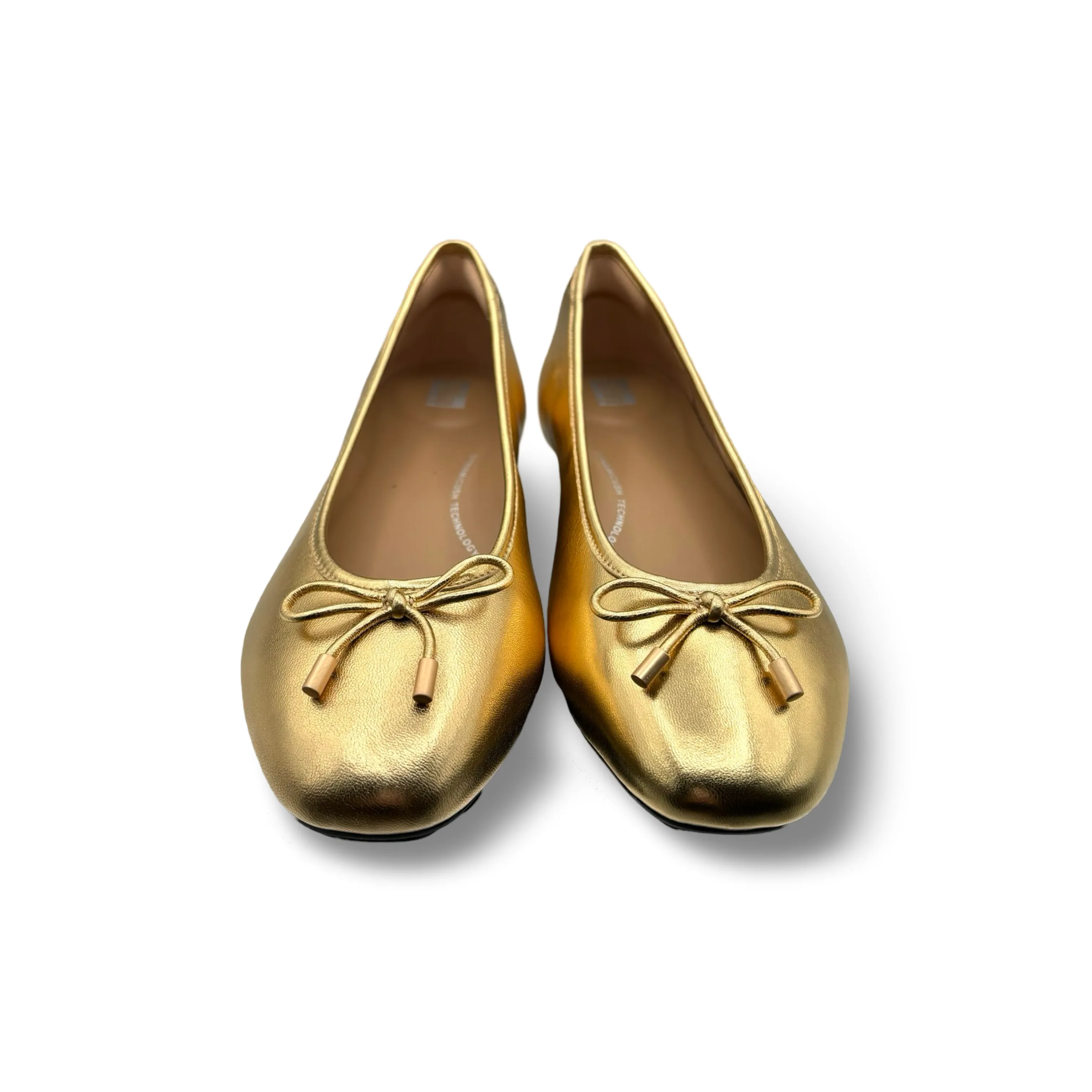 Delicato Old Gold Ballet Flat