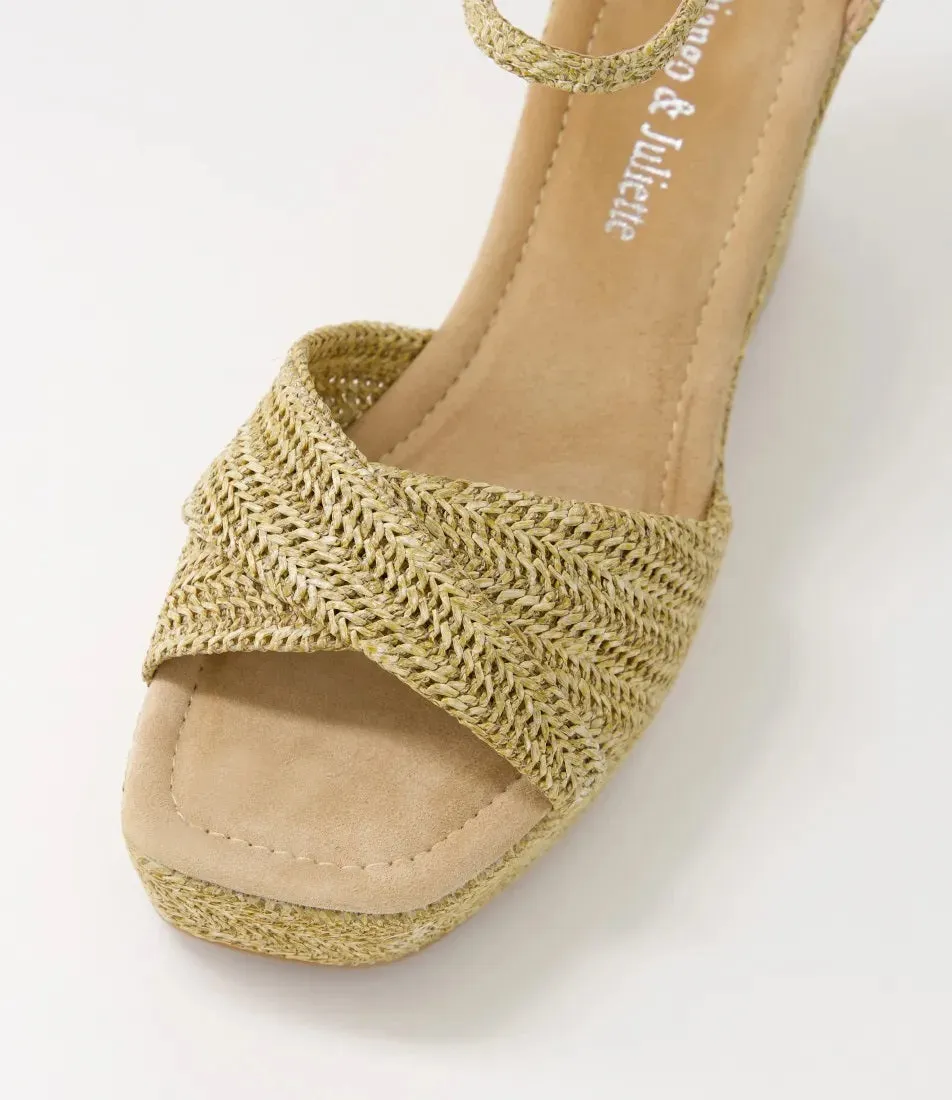 Django & Juliette Cotton Rafia Wedge