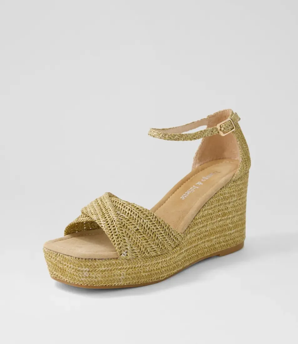 Django & Juliette Cotton Rafia Wedge