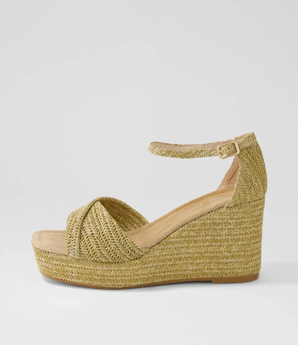 Django & Juliette Cotton Rafia Wedge