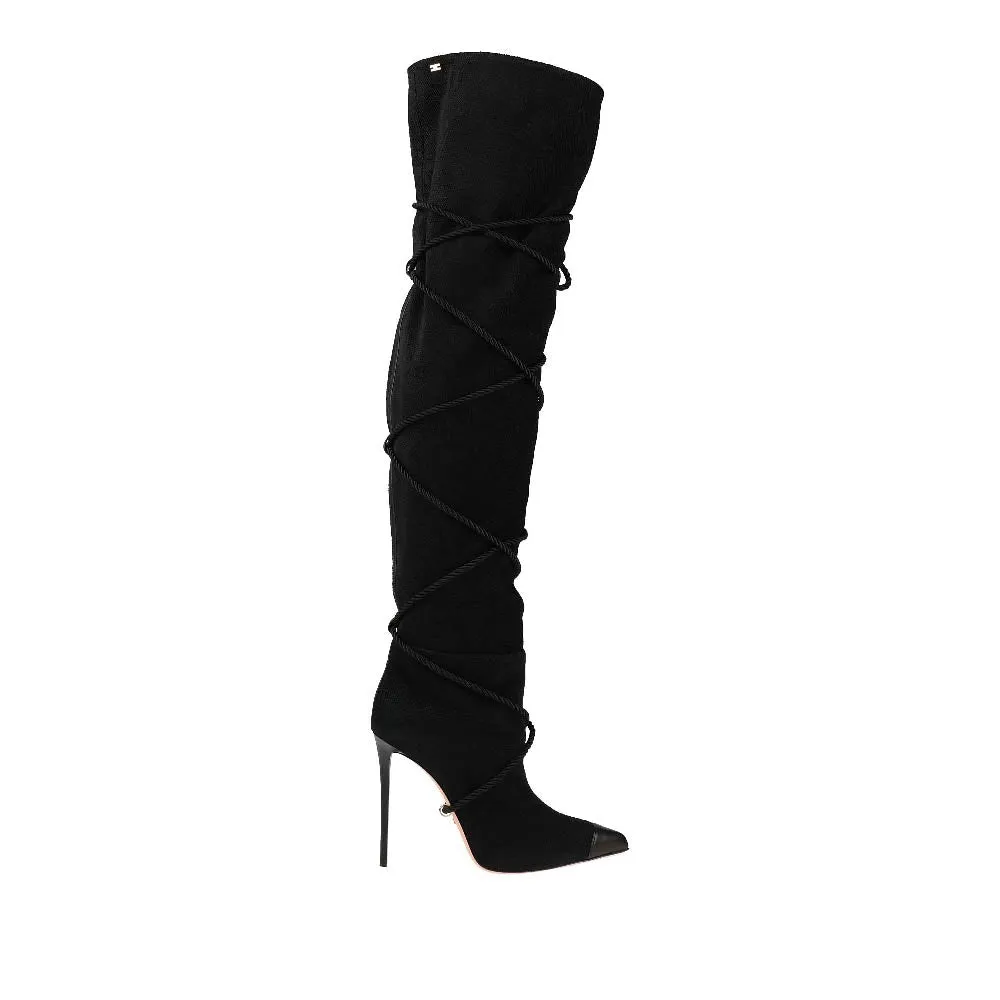 Elisabetta Franchi boots, black