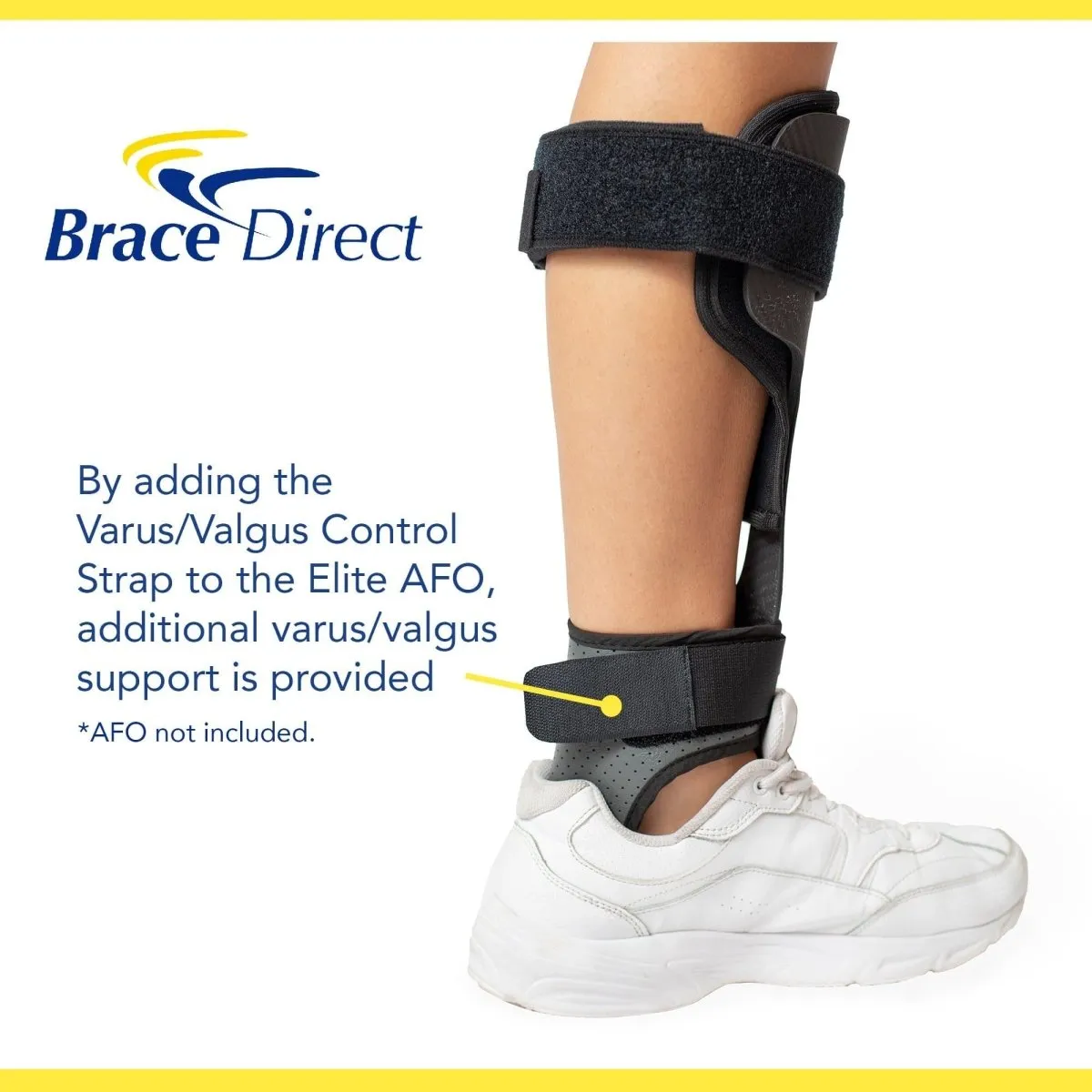 Elite Rehabilitator Varus/ Valgus Ankle Control Strap - Guardian by Brace Direct