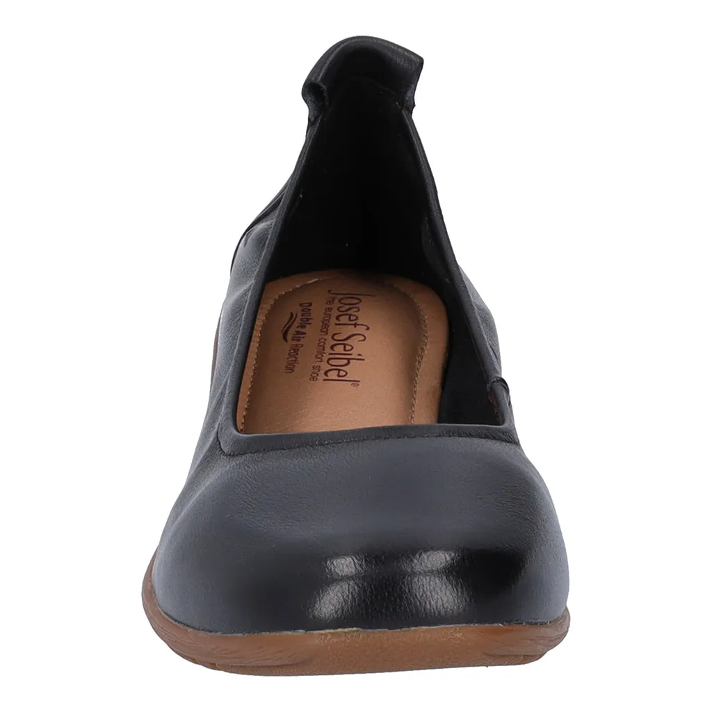 Fenja 01 Black Slip on Ballet Pumps