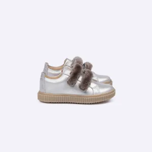 Funky Fur Sneaker - Metallic