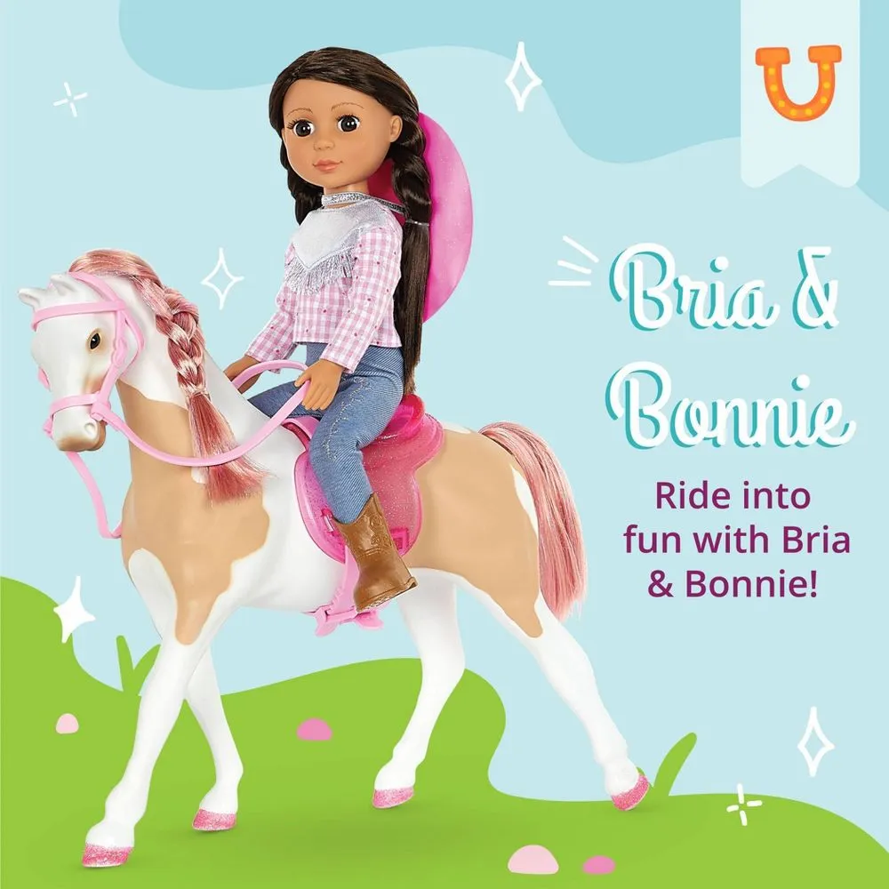 Glitter Girls Bria & Bonnie 14" Poseable Equestrian Doll