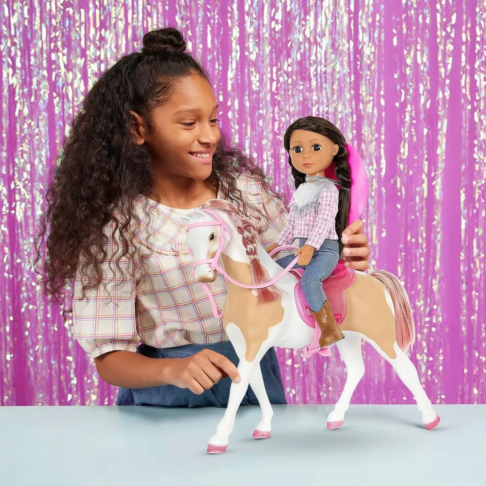 Glitter Girls Bria & Bonnie 14" Poseable Equestrian Doll