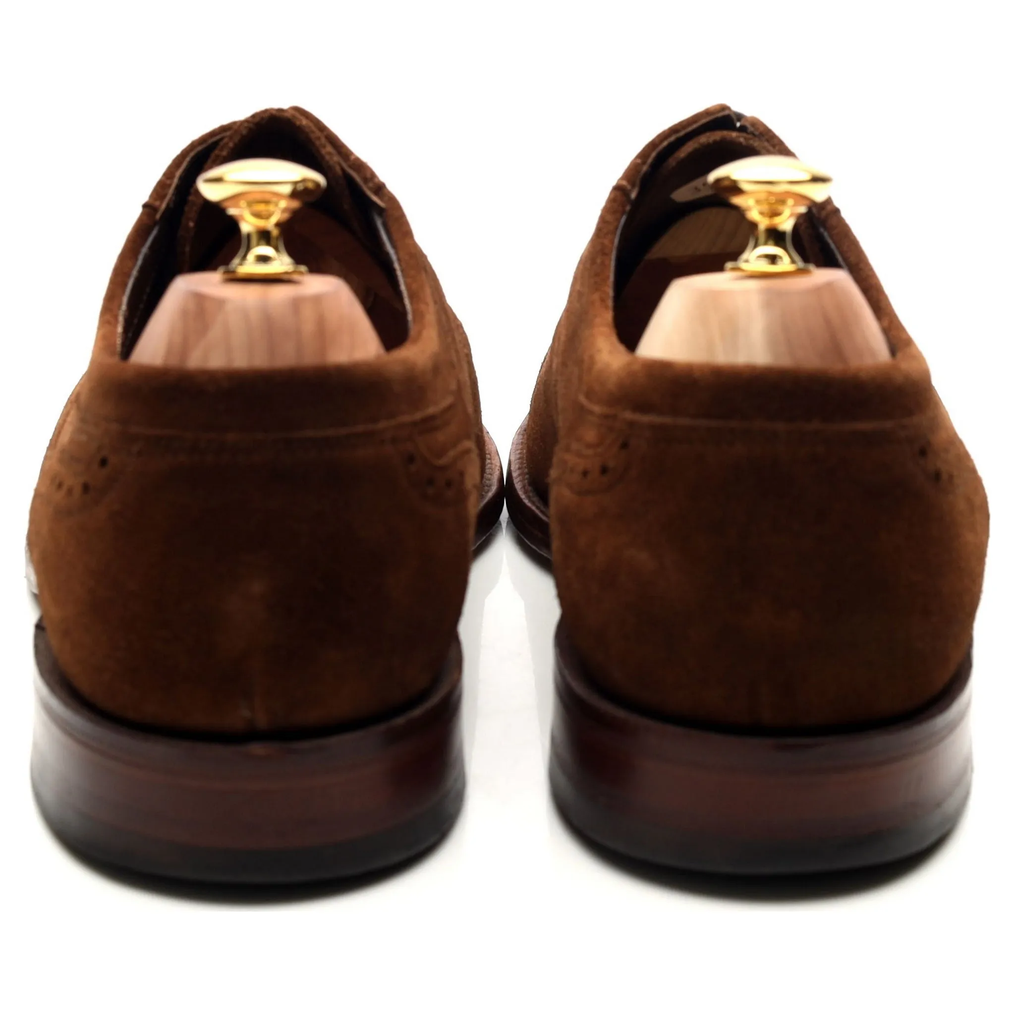 'Higham' Snuff Brown Suede Oxford Brogues UK 11 F