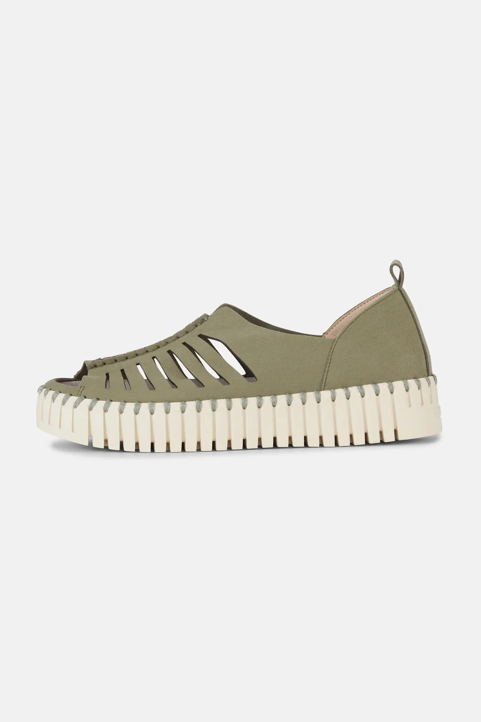 Ilse Jacobsen Platform Sandals - Army