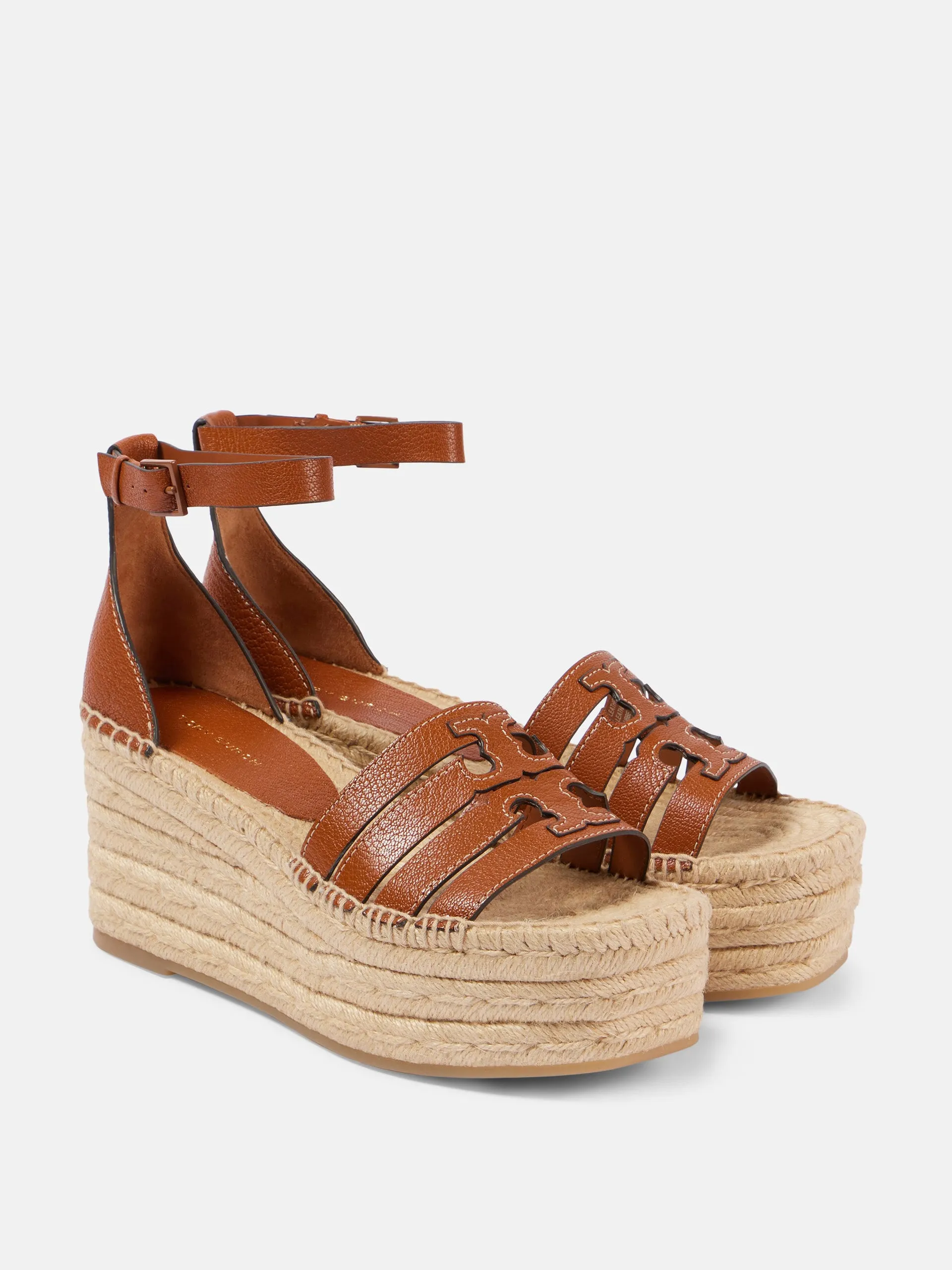 Ines multi-strap espadrille wedge sandals