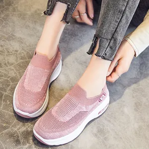 Inner Heightening Breathable Platform Sneakers