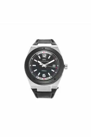 iwc ingenieur black dial automatic stainless steel 44mm men's watch