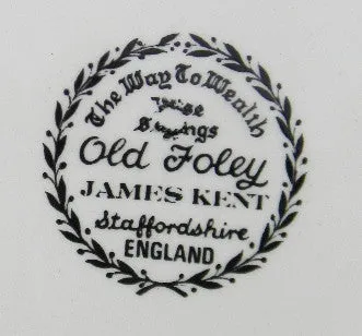 James Kent "Old Foley" The Way to Wealth - Wise Sayings Black Transferware Plate 5