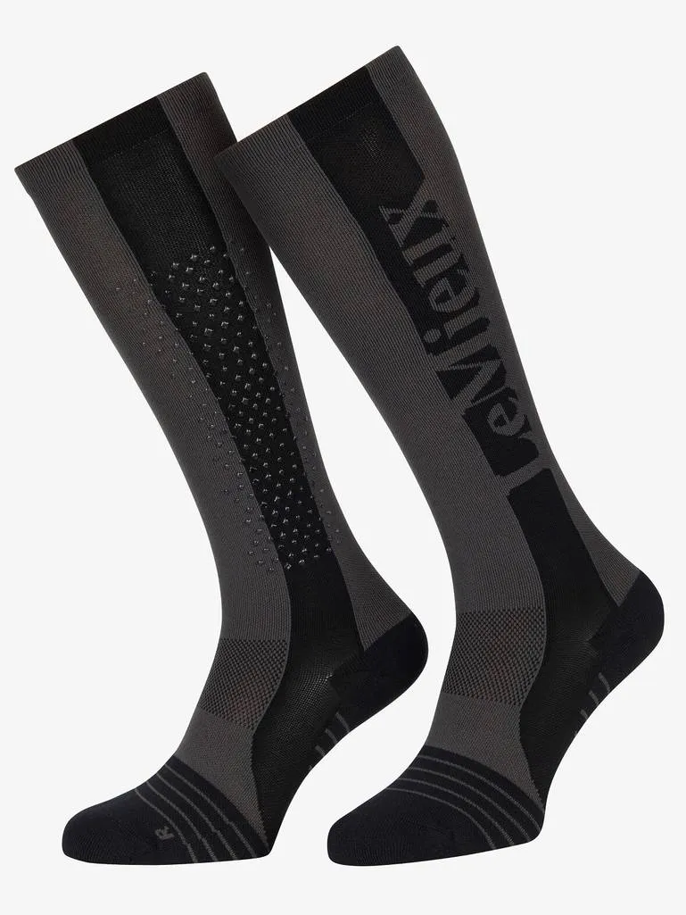 LeMieux Silicone Performance Socks Junior Graphite